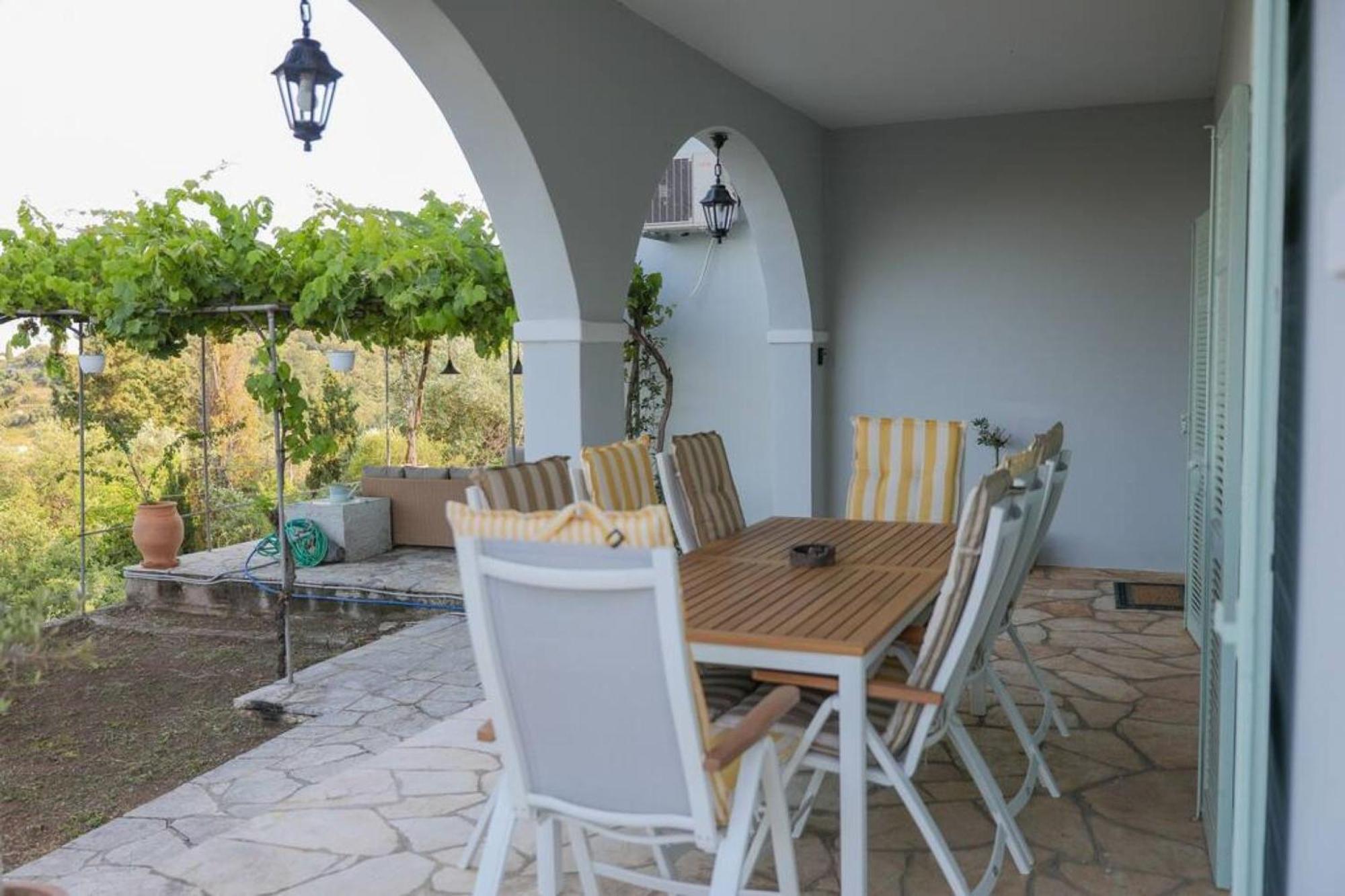 Sinies Stone Cottage - Ne Corfu Agnitsini Bagian luar foto