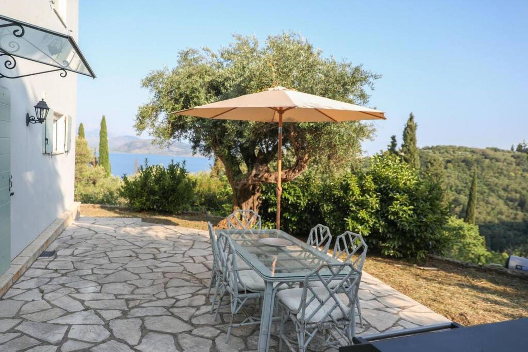 Sinies Stone Cottage - Ne Corfu Agnitsini Bagian luar foto