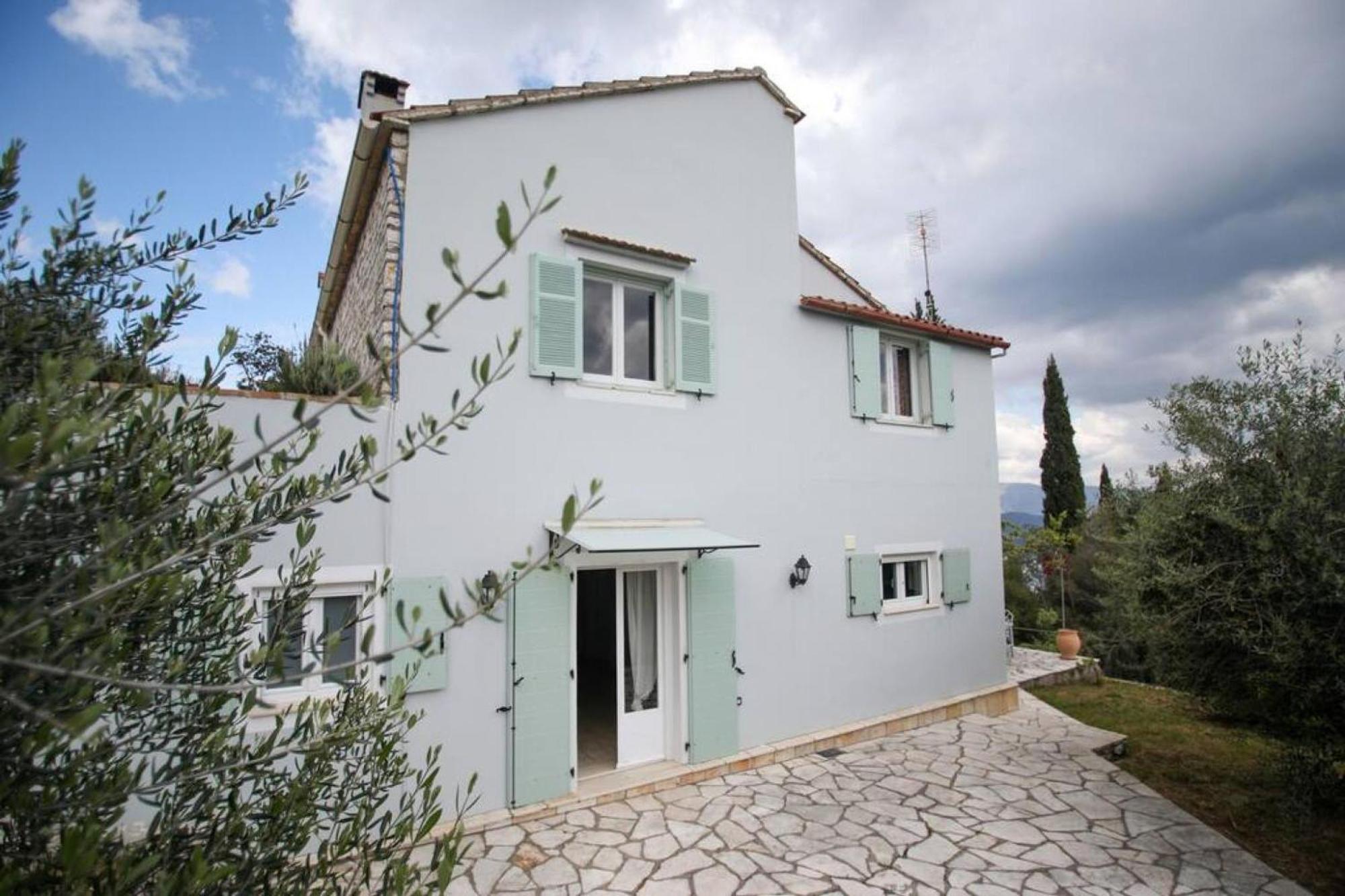 Sinies Stone Cottage - Ne Corfu Agnitsini Bagian luar foto