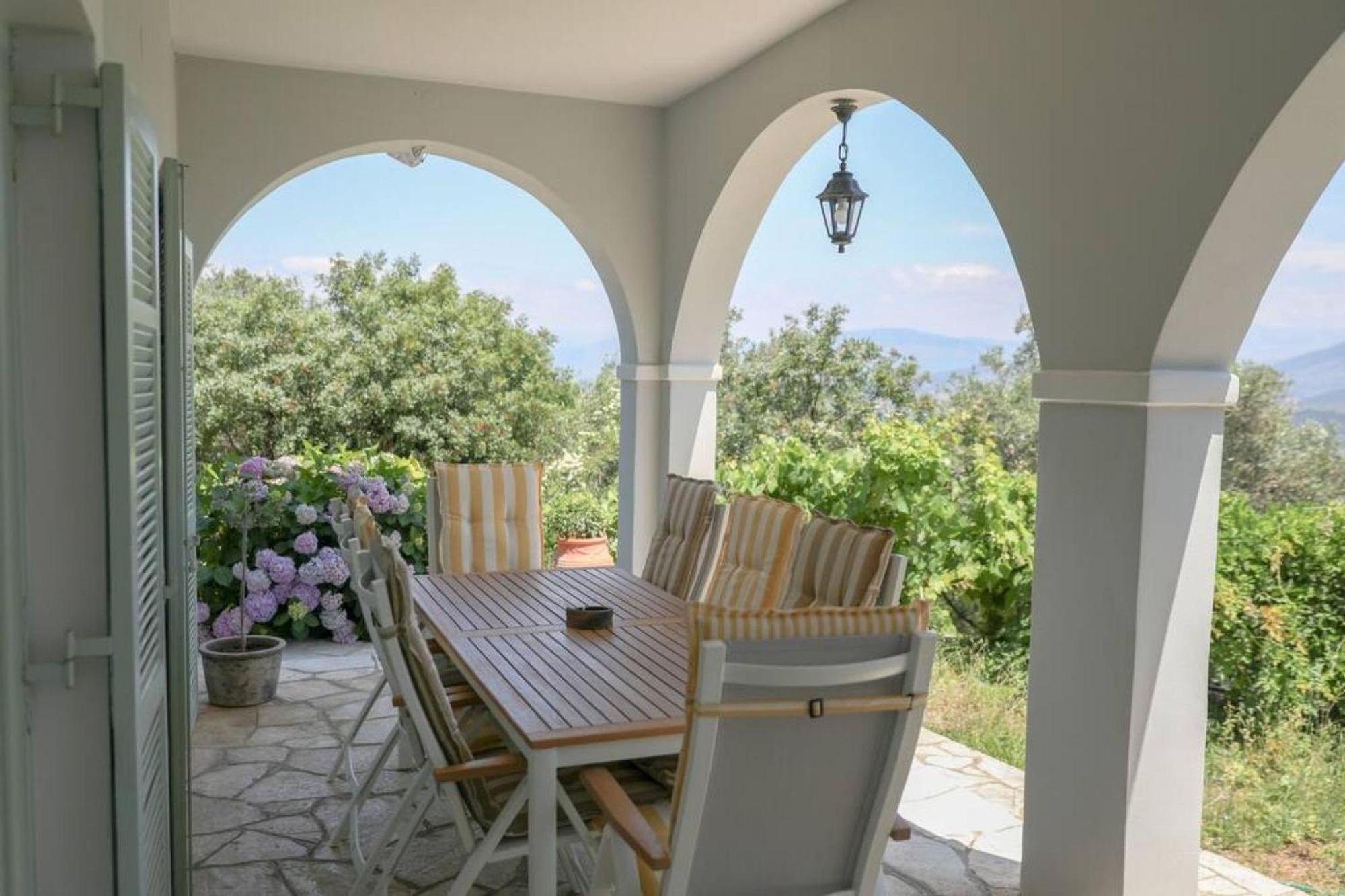 Sinies Stone Cottage - Ne Corfu Agnitsini Bagian luar foto
