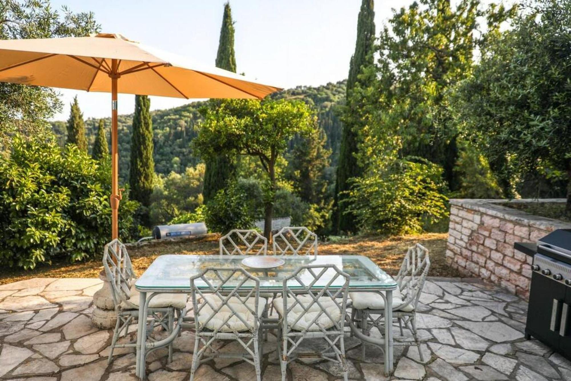 Sinies Stone Cottage - Ne Corfu Agnitsini Bagian luar foto