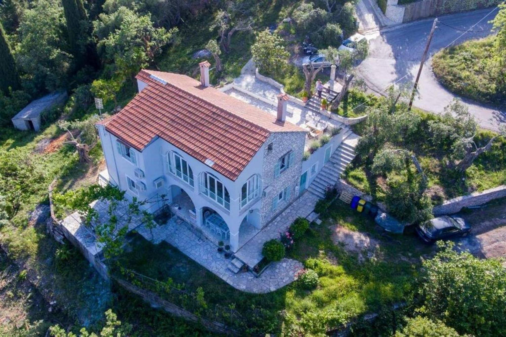 Sinies Stone Cottage - Ne Corfu Agnitsini Bagian luar foto